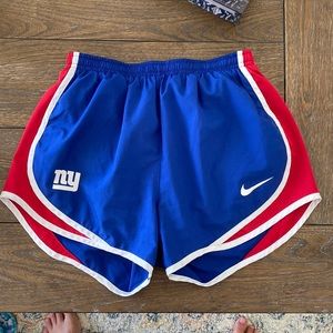NY Giants Nike dri fit athletic shorts